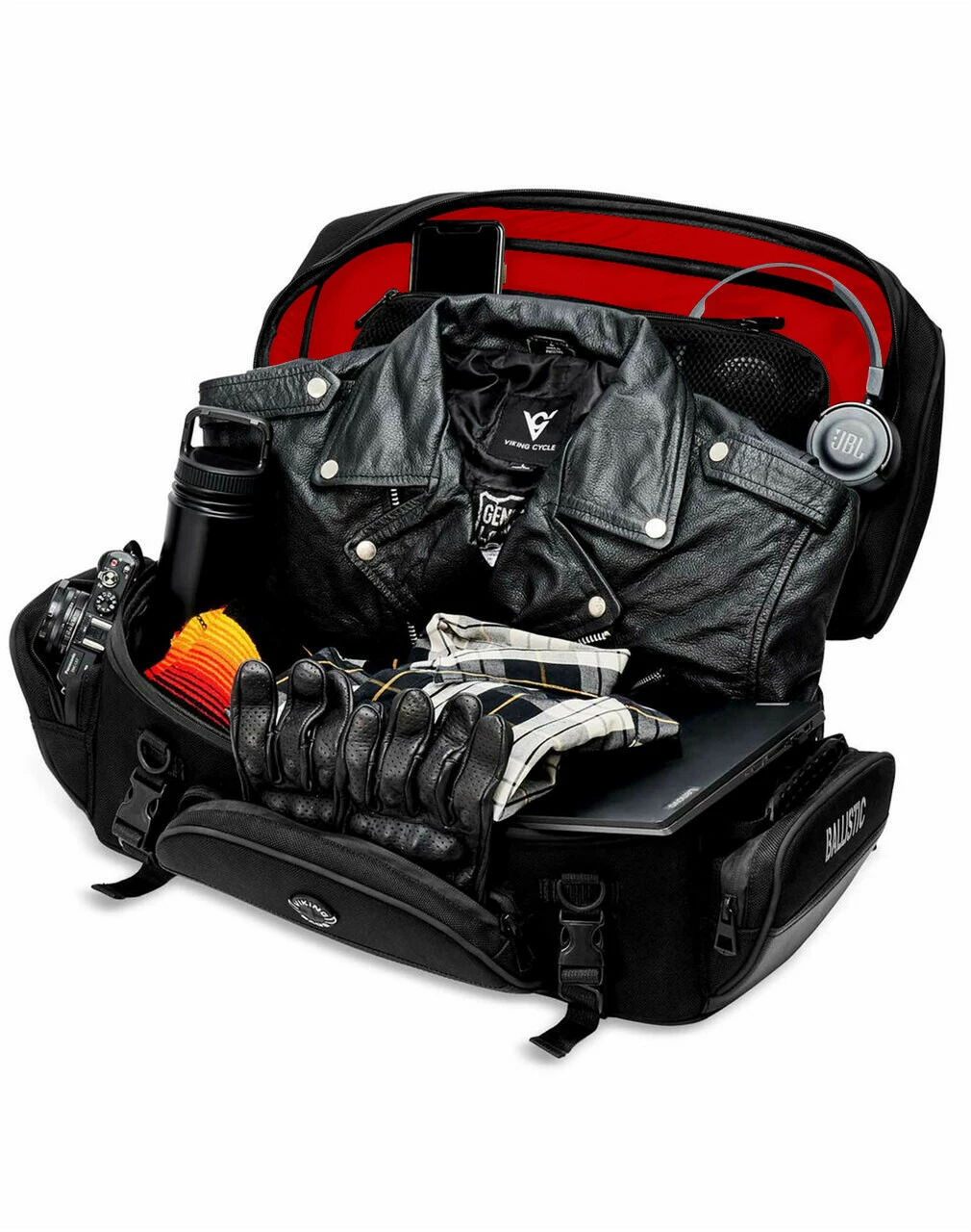 Viking Voyage Elite XL Motorcycle Sissy Bar Bag - Image 4