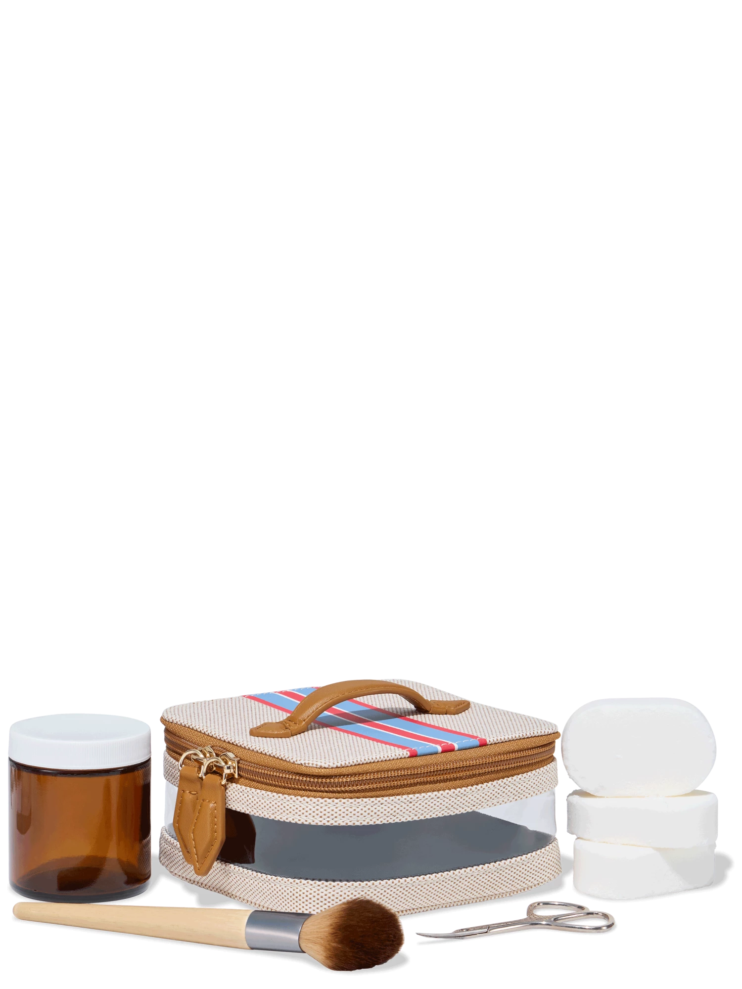 Paravel Mini Cabana See-All Vanity Case - Paloma - Image 19