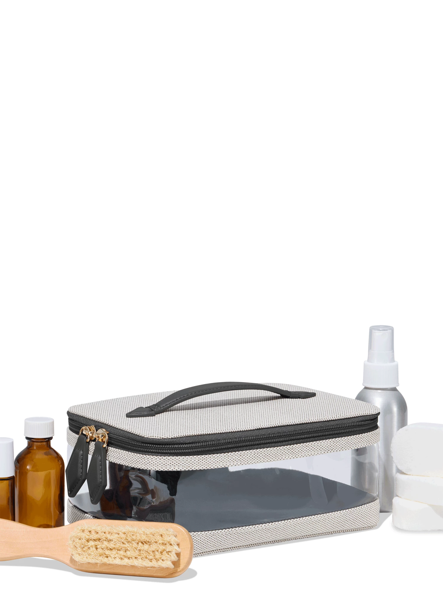 Paravel See-All Vanity Case - Domino Black - Image 10