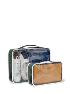 Paravel Full View Packing Cube Duo - Safari Green