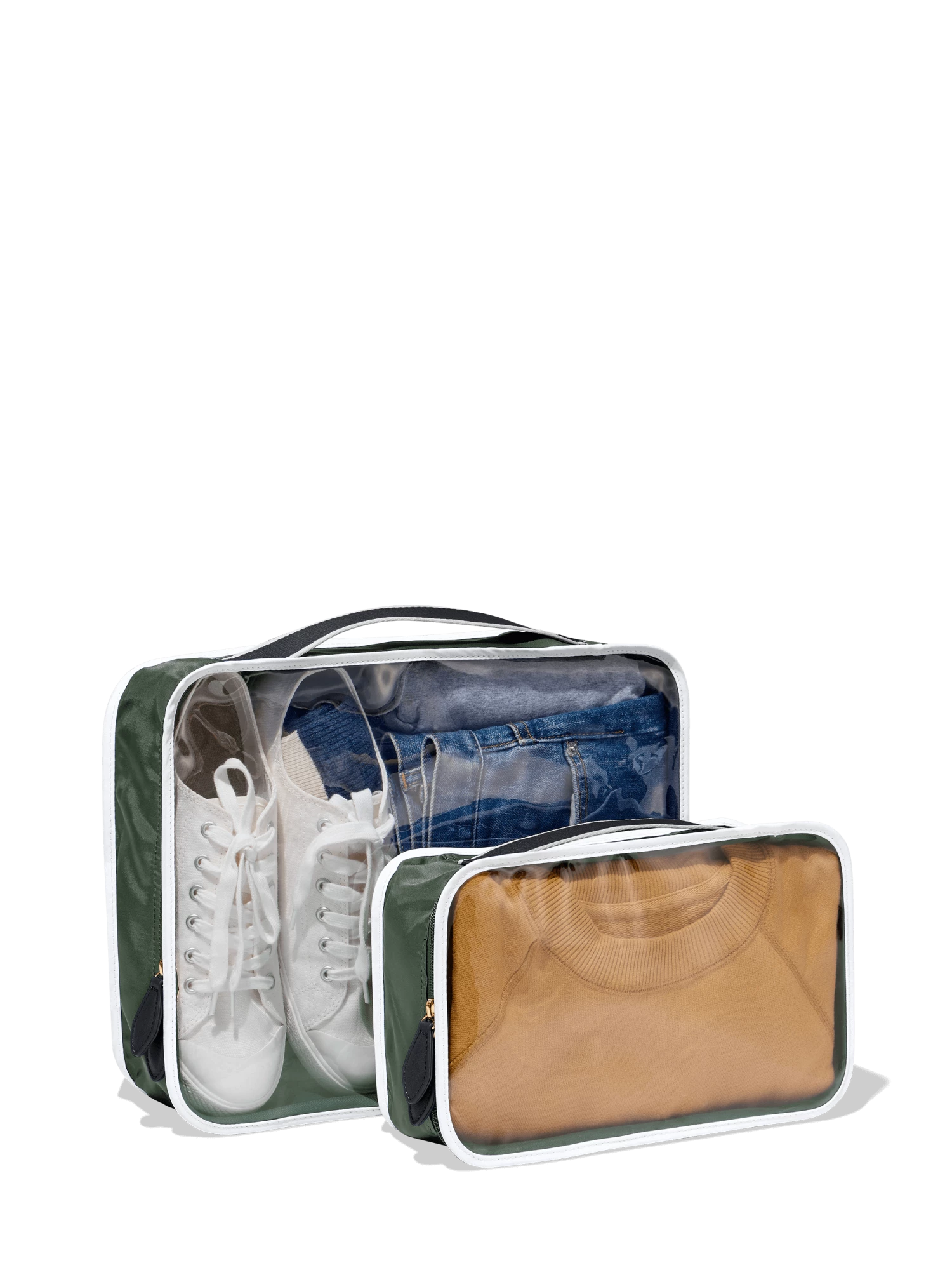 Paravel Full View Packing Cube Duo - Safari Green