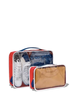Paravel Full View Packing Cube Duo - Bebop Red
