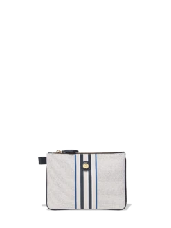 Small Cabana Zip-Top Pouch - Domino Black