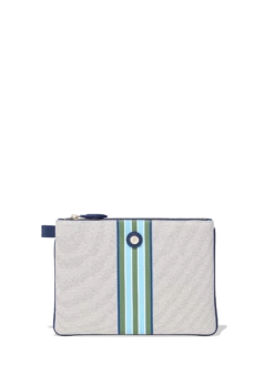 Medium Cabana Zip-Top Pouch - Marlin