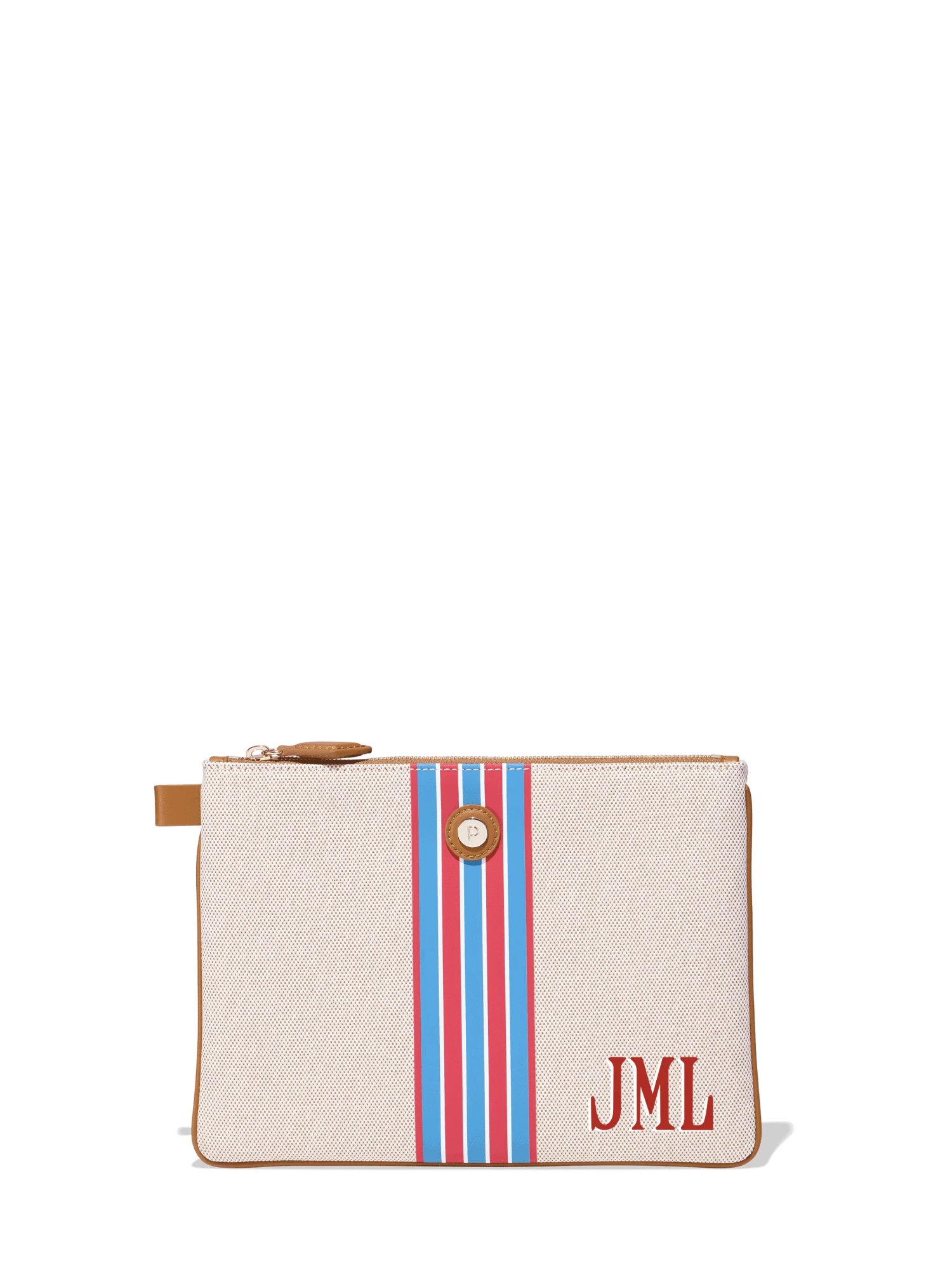 Medium Cabana Zip-Top Pouch - Shandy - Image 7