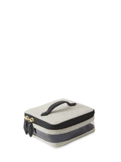 Paravel Mini See-All Vanity Case - Domino Black
