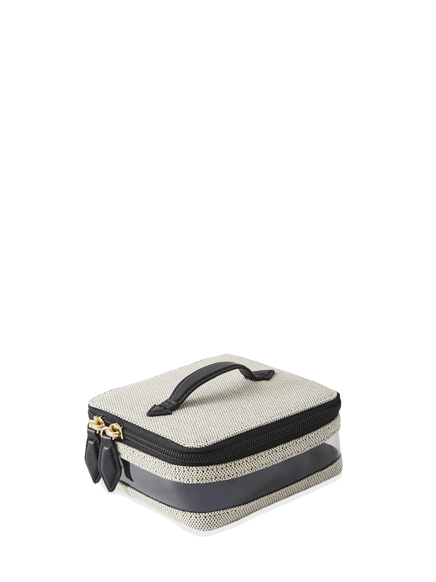 Paravel Mini See-All Vanity Case - Domino Black