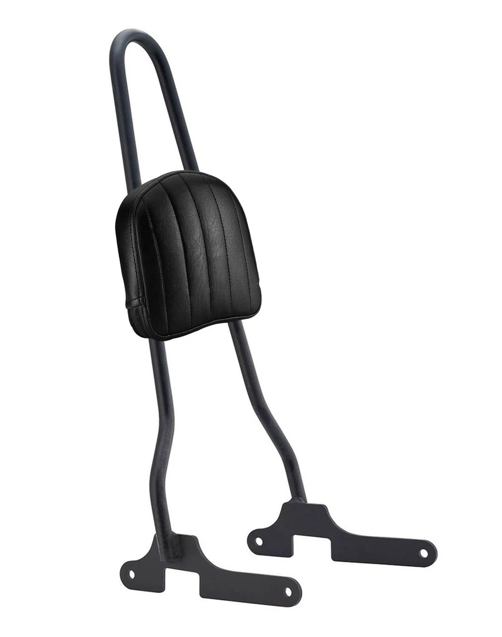 Viking Iron Born Vertical Stitch Leather Short Motorcycle Sissy Bar Pad - Image 5