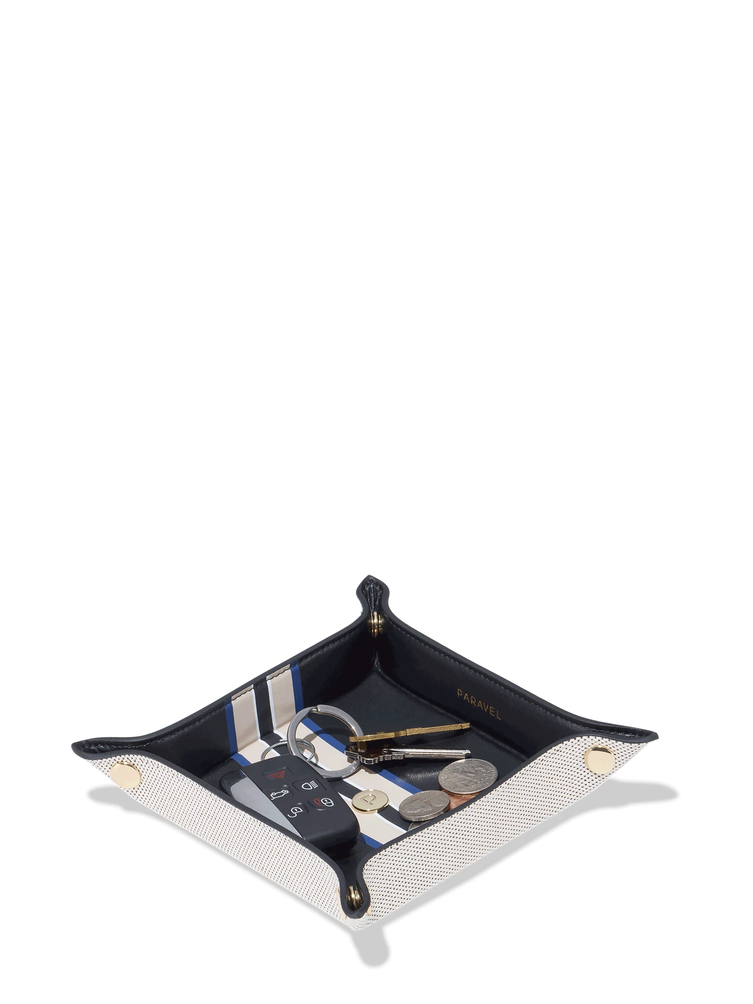 Paravel Cabana Valet Tray - Domino Black - Image 2