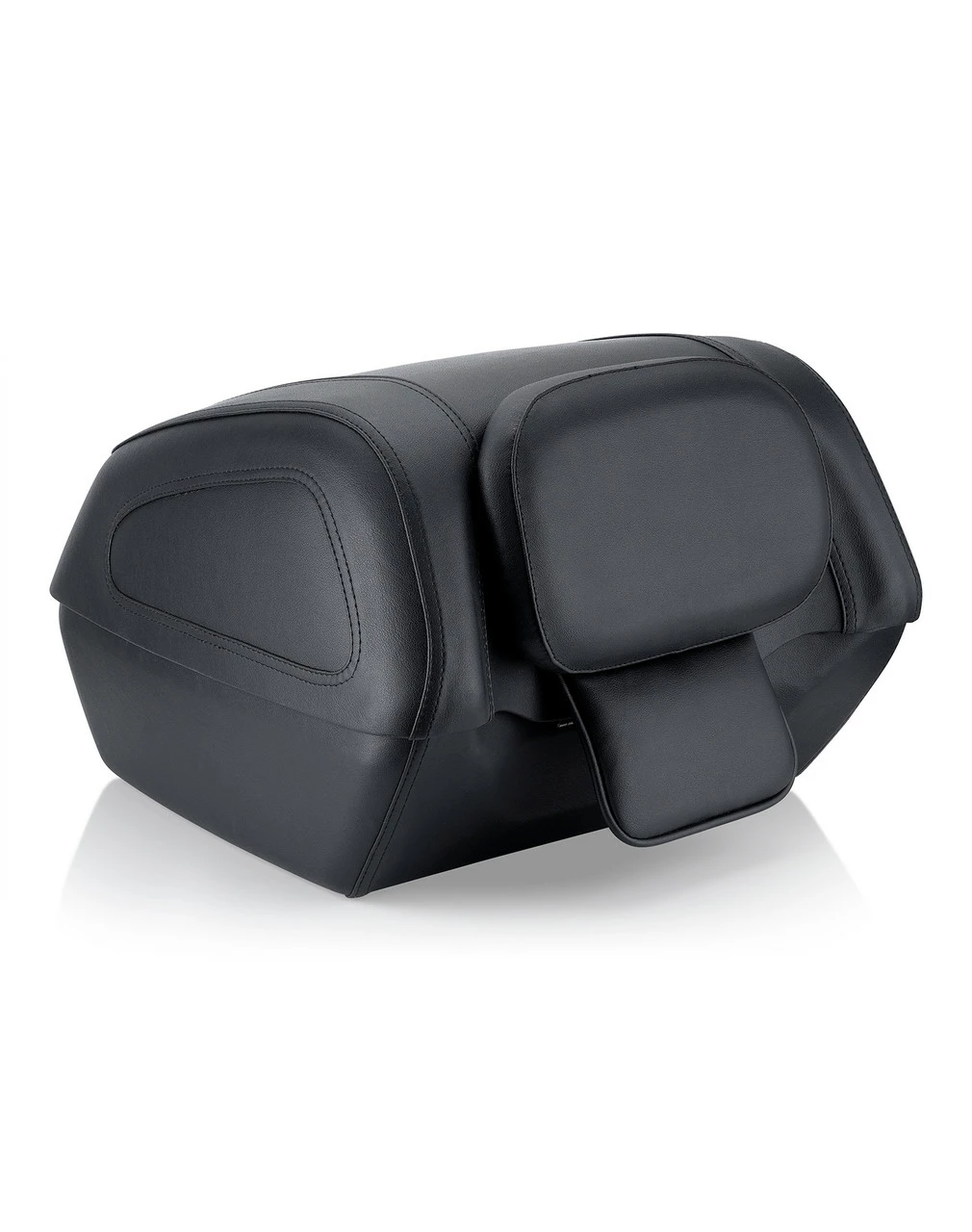 Viking Challenger Large Leather Wrapped Hard Motorcycle Trunk - Image 4