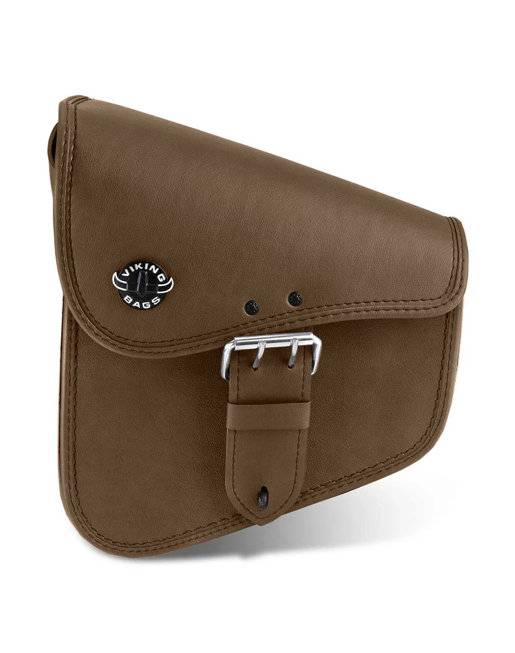 Viking Dellingr Brown SoftailMotorcycle Swing Arm Bag - Image 3