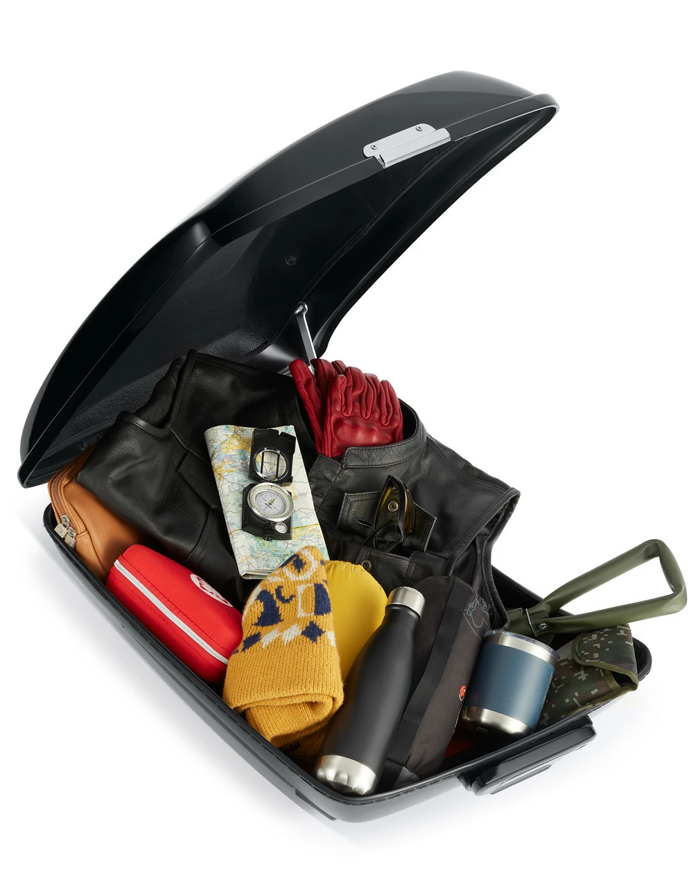 Viking Voyage Extra Large Motorcycle Chopped Tour Pack For Harley Touring - Image 6