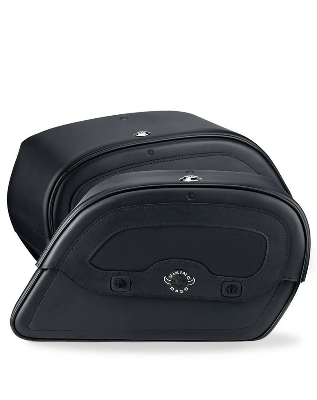 Viking Warrior Large Leather Motorcycle Saddlebags - Image 3