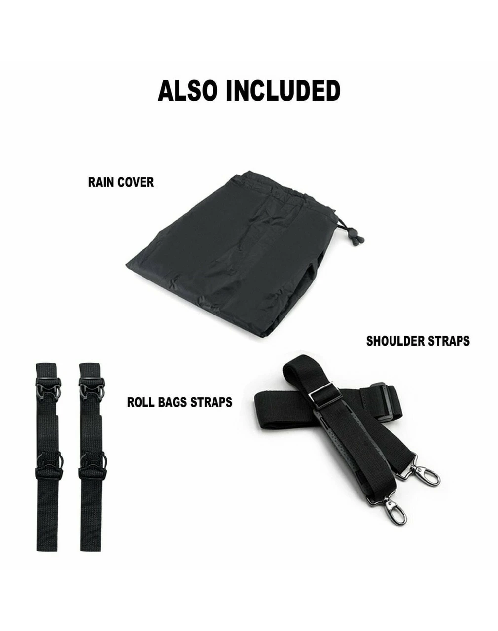 Viking Aero Expandable Medium Motorcycle Sissy Bar Bag - Image 5