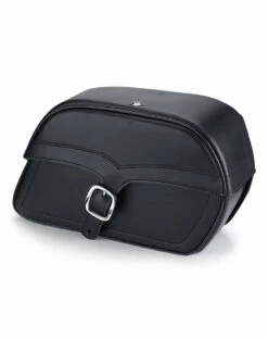 Viking Vintage Single Strap Large Leather Motorcycle Saddlebags