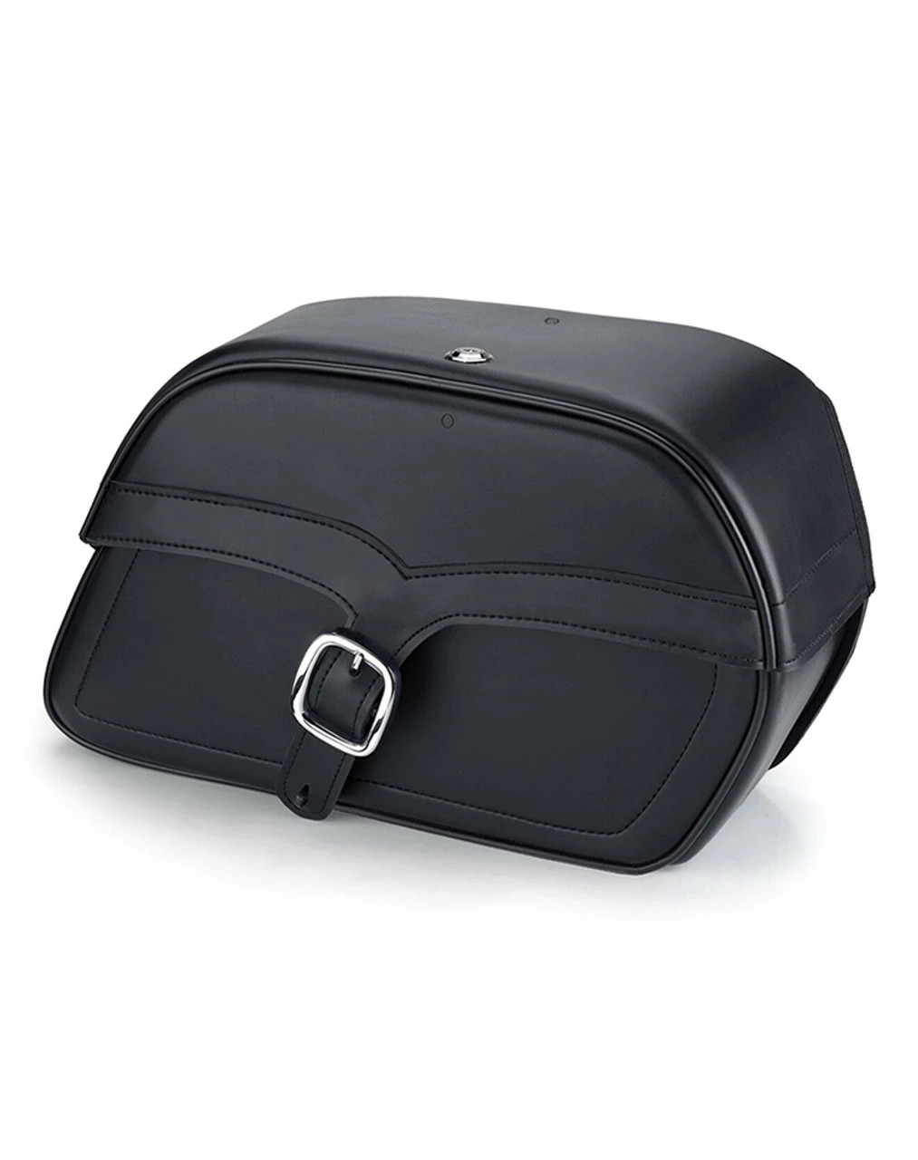 Viking Vintage Single Strap Large Leather Motorcycle Saddlebags