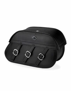 Viking Trianon Extra Large Universal Leather Motorcycle Saddlebags