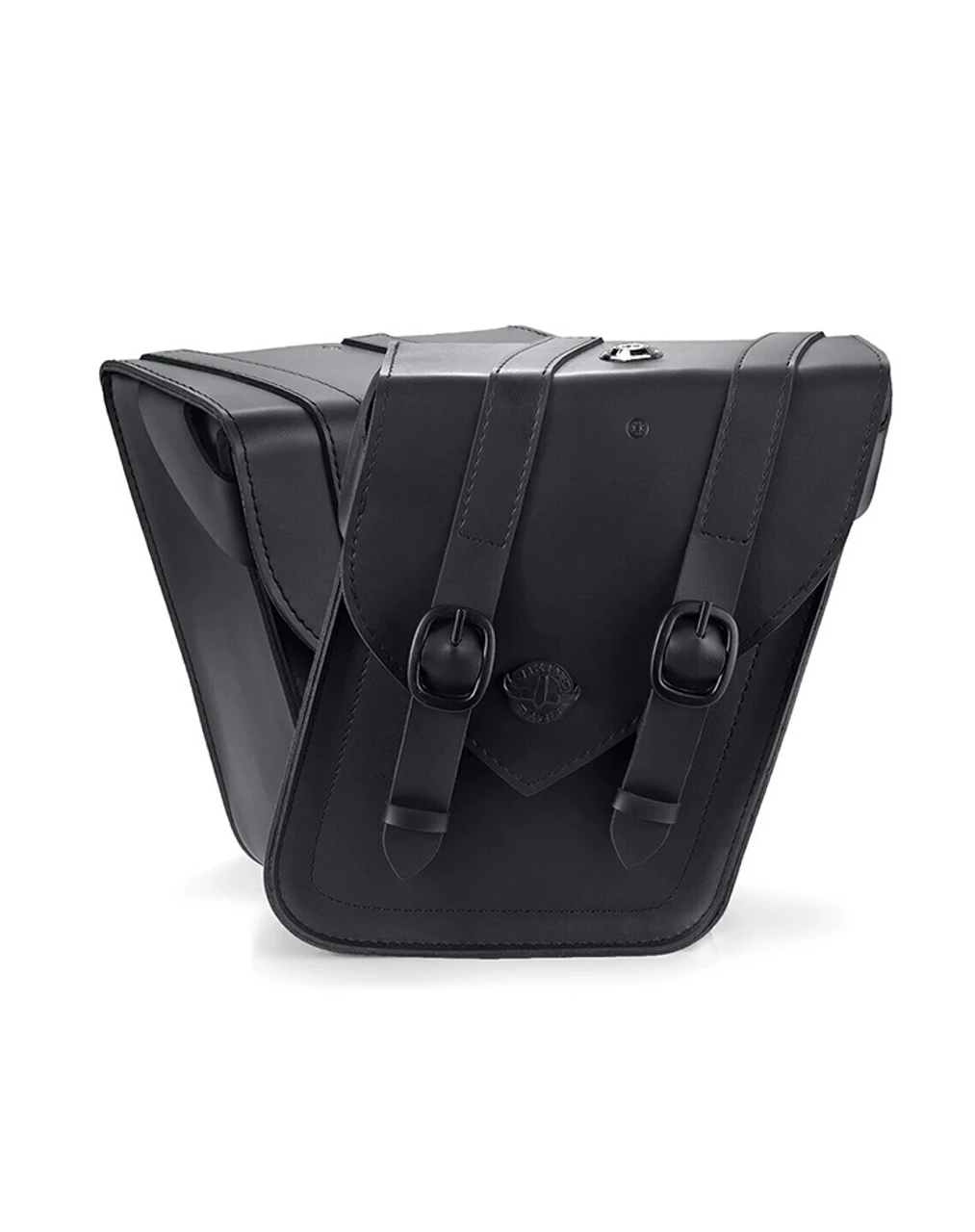 Viking Dark Age Medium Leather Motorcycle Saddlebags ForHarley Sportster - Image 3