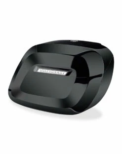 Viking Lamellar Raven Extra Large Universal Shock Cut-out Painted Motorcycle Hard Saddlebags