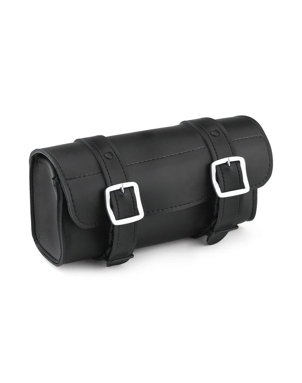 Viking Armor Plain Leather Motorcycle Handlebar Bag